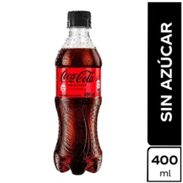 Gaseosa Coca-Cola Zero 400 ml | Salchimonster