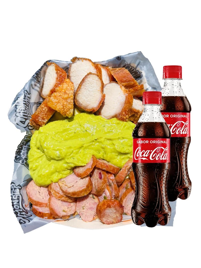 la nea 2 personas + 2 bebidas 250 ml gratis